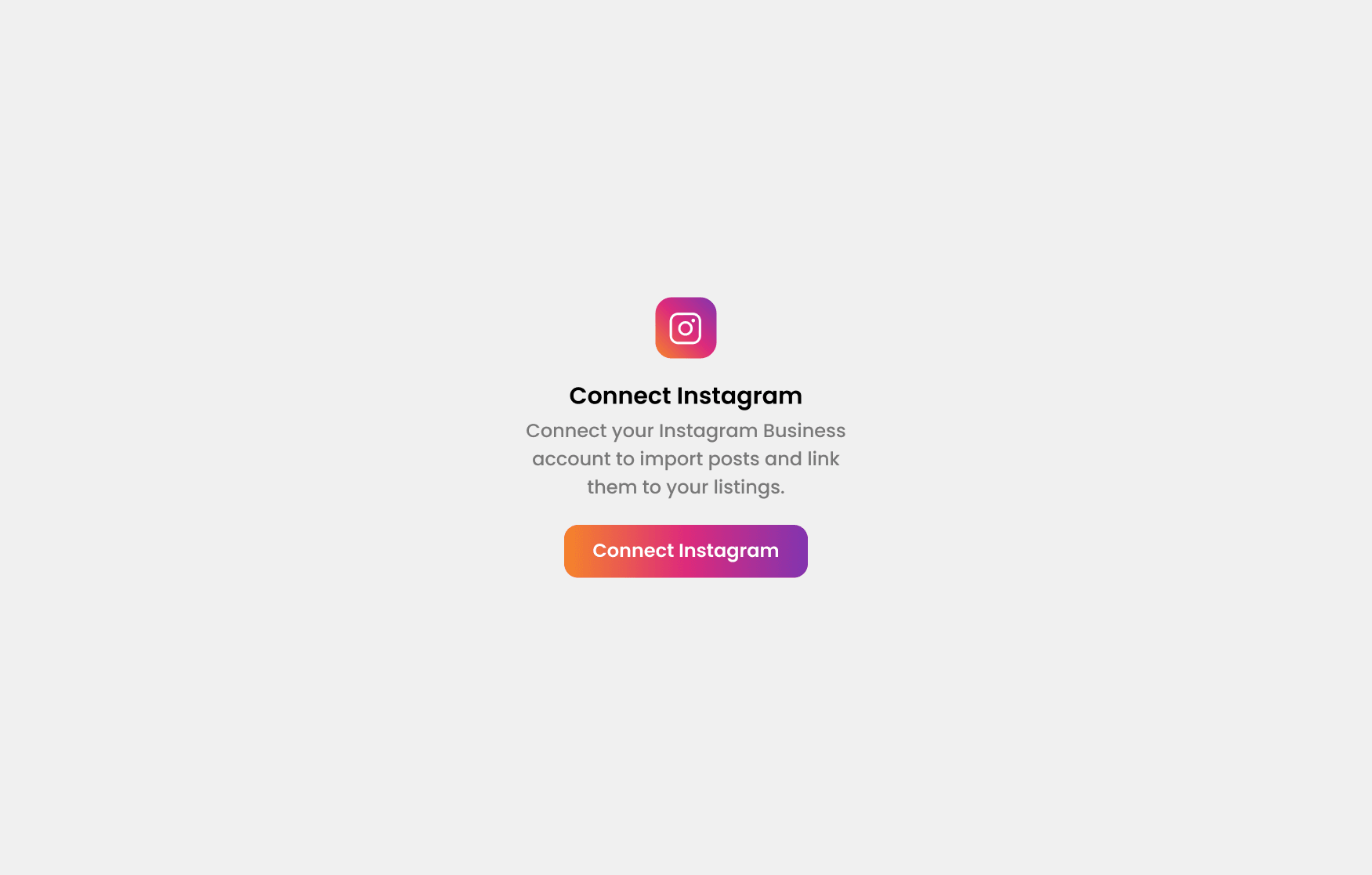 Connect your Instagram to YHP
